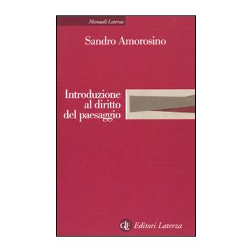 Introduzione al diritto del paesaggio
