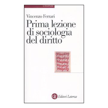 Prima lezione di sociologia del diritto