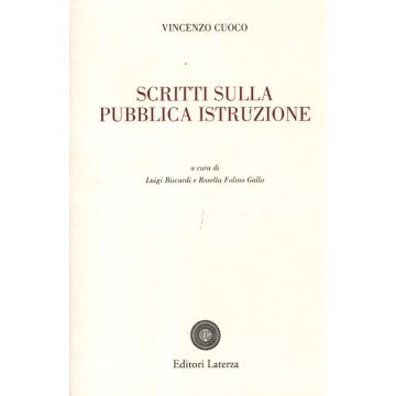 Scritti sulla pubblica istruzione