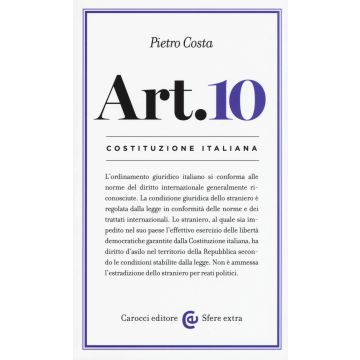 Costituzione italiana: articolo 10