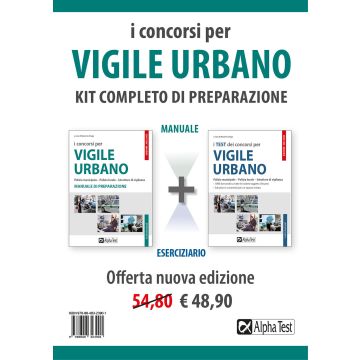 I concorsi per Vigile Urbano. KIT completo di preparazione