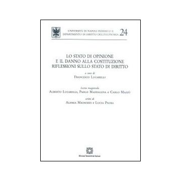 Lo Stato di opinione e il danno alla costituzione. Riflesioni sullo Stato di diritto