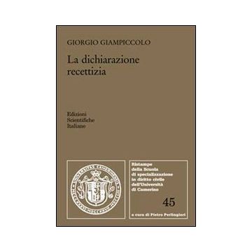 La dichiarazione recettizia