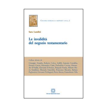 Le invalidità del negozio testamentario