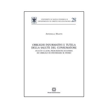 Obblighi informativi e tutela della salute del consumatore