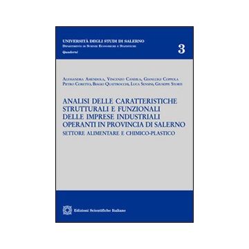 Analisi delle caratteristiche strutturali e funzionali delle imprese industriali operanti in provincia di Salerno settore alimentare e chimico-palstico