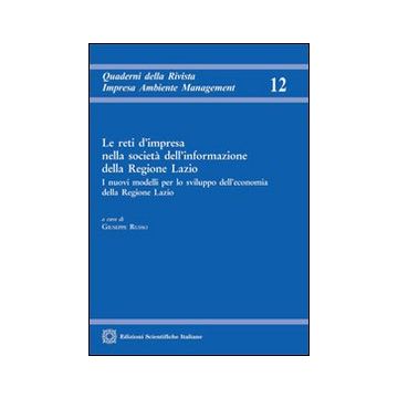 Le reti d'impresa nella società dell'informazione della Regione Lazio