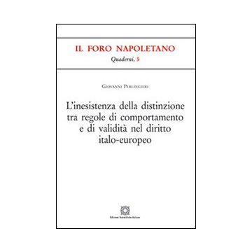 L'inesistenza della distinzione tra regole di comportamento e di validità nel diritto italo-europeo