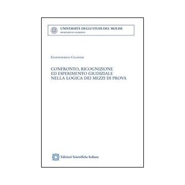 Confronto, ricognizione ed esperimeemnto giudiziale nella logica dei mezzi di prova