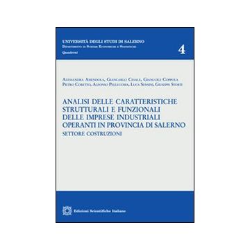 Analisi delle caratteristiche strutturali e funzionali delle imprese industriali operanti in provincia di Salerno. Settore costruzioni