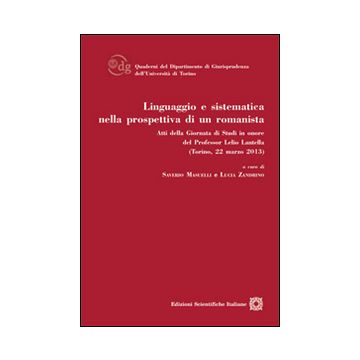 Linguaggio e sistematica nella prospettiva di un romanista