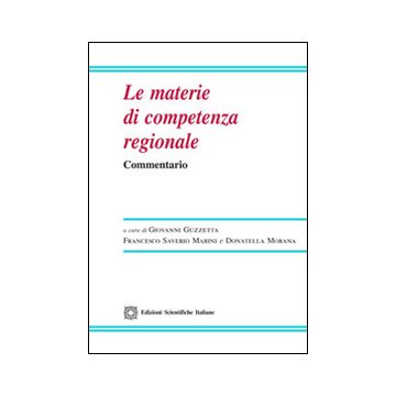 Le materie di competenza regionale