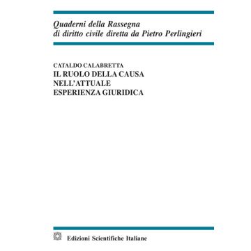 Il ruolo della causa nell'attuale esperienza giuridica