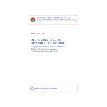 Delle obbligazioni divisibili e indivisibili