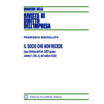 Il socio che non recede