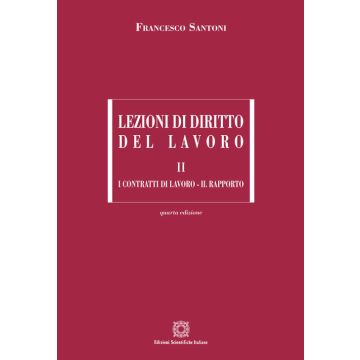 Lezioni di diritto del lavoro. Vol. 2: I contratti di lavoro-Il rapporto