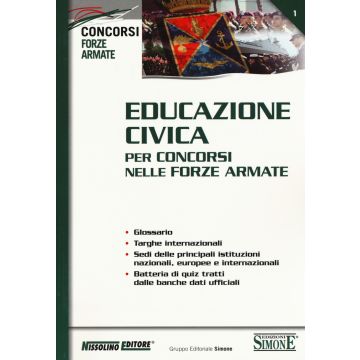 Educazione civica per concorsi nelle forze armate