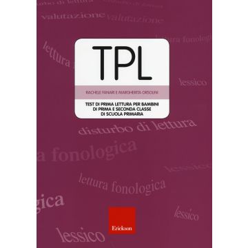 TPL. Test di prima lettura per bambini di prima e seconda classe. Con CD-ROM