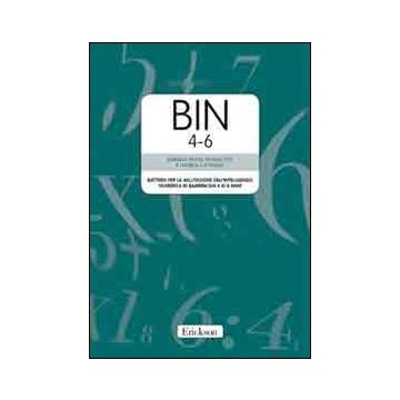 BIN 4-6. Batteria per la valutazione dell'intelligenza numerica in bambini dai 4 ai 6 anni