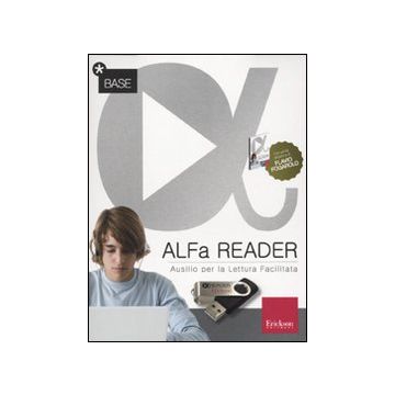 ALFa Reader Base (KIT: libro e chiavetta USB). Ausilio per la lettura facilitata. Lettore vocale