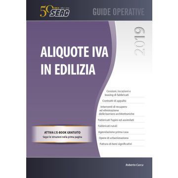 Aliquote IVA in edilizia 2019