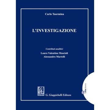 Carlo Taormina l'investigazione giappichelli
