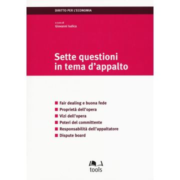 Sette questioni in tema d'appalto