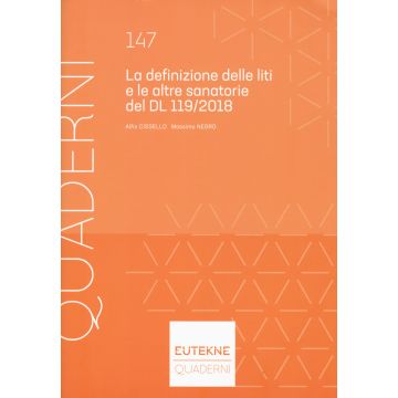 Definizione delle liti e le altre sanatorie del DL 119/2018