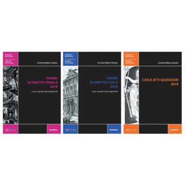 Kit esame avvocato 2019: Pareri di diritto Penale + Pareri di diritto Civile + Casi e Atti Giudiziari