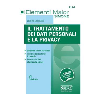 Il trattamento dei dati personali e la privacy (Elementi maior 2021)
