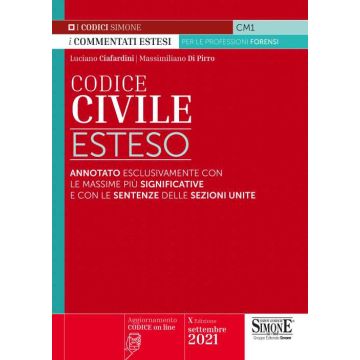 Codice Civile Esteso 2021. Annotato esclusivamente con le massime più significative e con le sentenze delle Sezioni Unite. Con aggiornamento online Codici Commentati Estesi)
