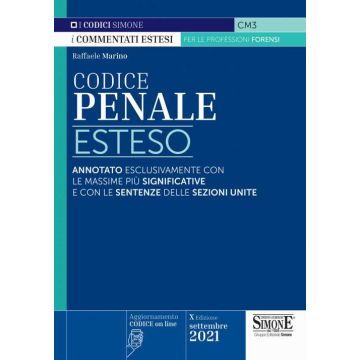 Codice Ppenale Esteso 2021. Annotato esclusivamente con le massime più significative e con le sentenze delle Sezioni Unite Codici Commentati Estesi)