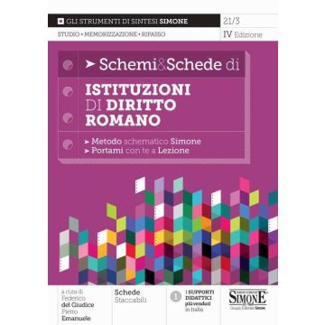 Schemi e schede di istituzioni diritto romano 2021 simone edizioni