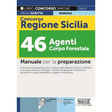 46 agenti corpo forestale concorso regione sicilia simone edizioni