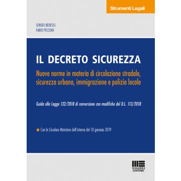 Il decreto sicurezza. Nuove norme in materia di circolazione stradale, sicurezza urbana, immigrazione e polizia locale