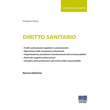 Diritto Sanitario Giampiero Cilione Maggioli editore 2020