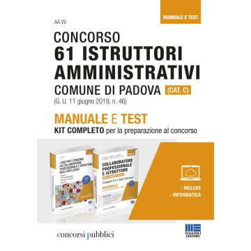 Concorso 61 Istruttori amministrativi comune di Padova