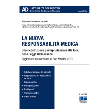 La nuova responsabilita medica giuseppe cassano 2020 maggioli editore