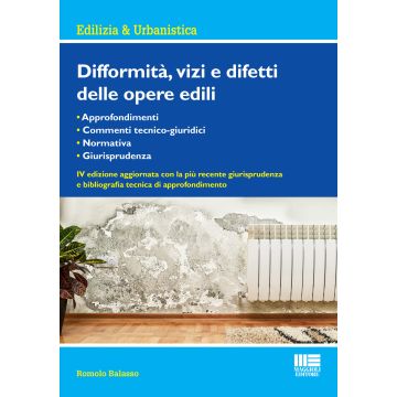 Difformità, vizi e difetti delle opere edili