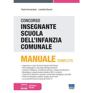Concorso Insegnante Scuola dell'infanzia comunale. Manuale completo. Con espansione online