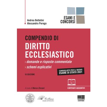 Compendio di diritto ecclesiastico 2021 marco zincani maggioli esame avvocato