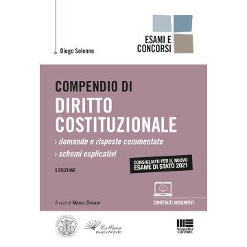 COMPENDIO DI DIRITTO COSTITUZIONALE 2021 MARCO ZINCANI ESAME AVVOCATO MAGGIOLI