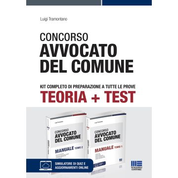 Concorso avvocato del comune kit teoria e test 2021 tramontano maggioli
