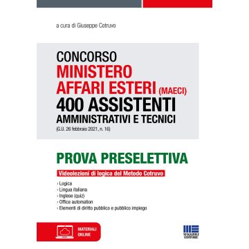 concorso ministero affari esteri maeci 400 assistenti amministrativi e tecnici maggioli cotruvo