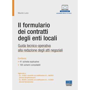 Il formulario dei contratti degli enti locali