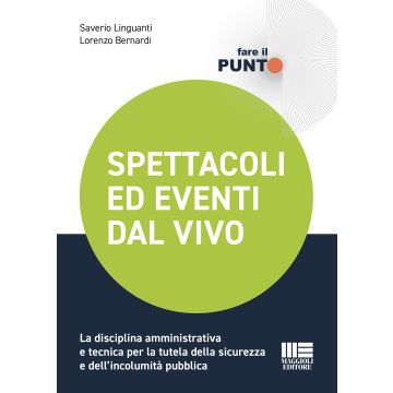 Spettacoli ed eventi dal vivo. La disciplina amministrativa e tecnica per la tutela della sicurezza e dell’incolumità pubblica