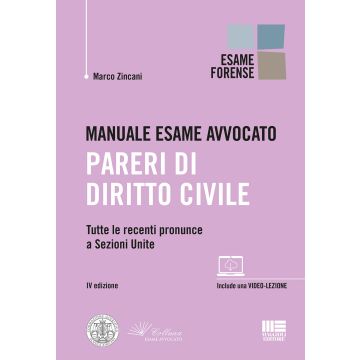 Pareri di diritto civile marco zincani 2021 esame forense avvocato maggioli editore