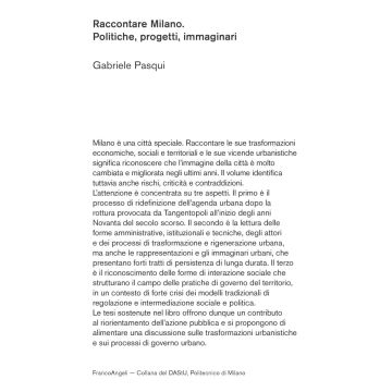 Raccontare Milano. Politiche, progetti, immaginari