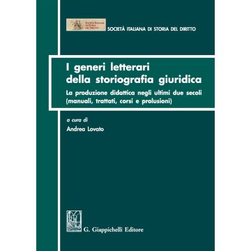 I generi letterari della storiografia giuridica