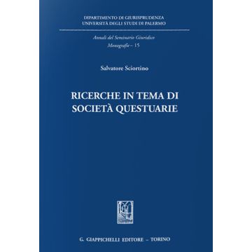 Ricerche in tema di società questuarie